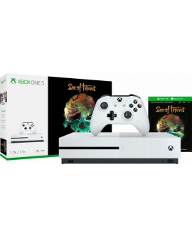 Microsoft Xbox One S Consola 1TB Sea of Thieves Blanca - Envío Gratuito