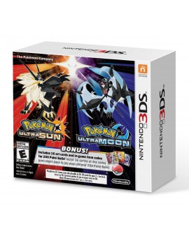 3DS Pokemon Ultra Sun & Pokemon Ultra Moon Veteran Trainer´s Dual Pack - Envío Gratuito