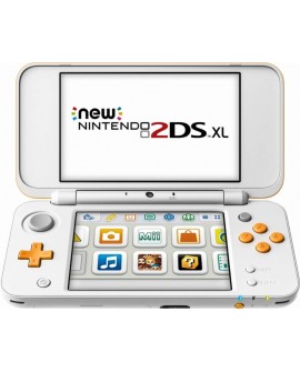 Nintendo 2DS XL Consola Mario Maker Blanco/Naranja - Envío Gratuito