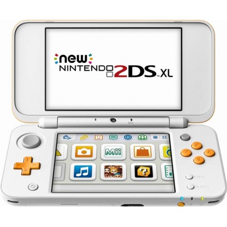 Nintendo 2DS XL Consola Mario Maker Blanco/Naranja - Envío Gratuito