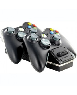 X360 Base de Carga para 2 Controles Negro - Envío Gratuito