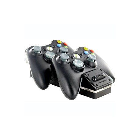 X360 Base de Carga para 2 Controles Negro - Envío Gratuito