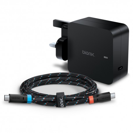 Bionik Adaptador AC para Switch Negro - Envío Gratuito