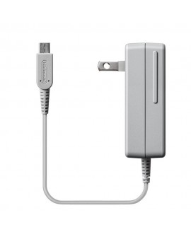 New Nintendo 3DS Cargador AC 120V Blanco - Envío Gratuito