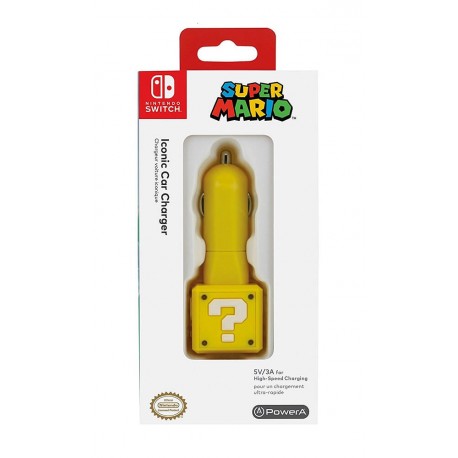 Nintendo Switch Cargador de coche Question Block para Nintendo