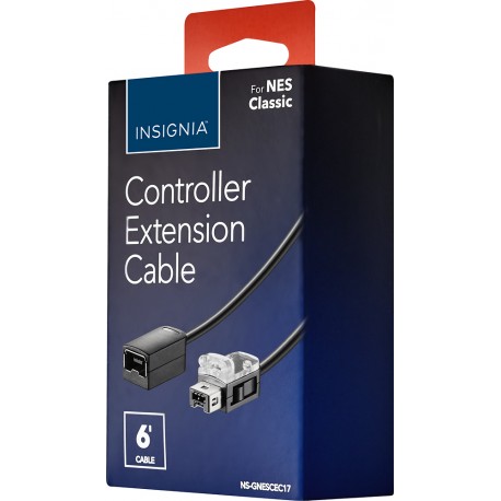 Insignia Cable Extensión para control NES Classic Negro