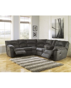 Ashley Furniture Sala de 2 piezas reclinable Pewter Gris - Envío Gratuito