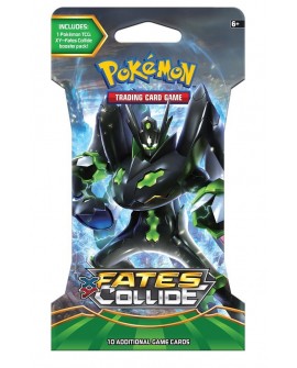 Pokémon TGC Fates Collide Sleeved Booster sobre con 10 atrjetas