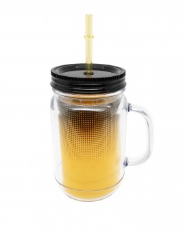 Vasconia Mason Jar Amarillo Neon - Envío Gratuito