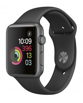 Apple Apple Watch Series 1 de 42 mm con Cuerpo de Aluminio y Correa Deportiva Negro Gris Espacial - Envío Gratuito