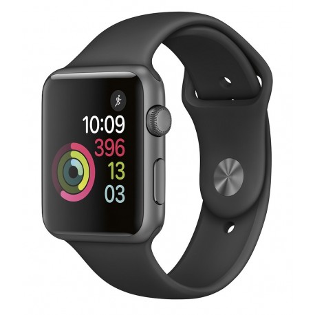 Apple Apple Watch Series 1 de 42 mm con Cuerpo de Aluminio y Correa Deportiva Negro Gris Espacial - Envío Gratuito