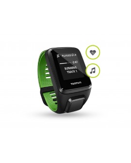 TomTom Runner 3 Cardio + Music Negro/Verde Chico - Envío Gratuito