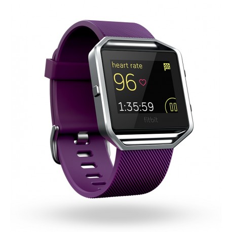 Fitbit Pulsera de Ejercicio Fitbit Blaze Morado/Gris Talla