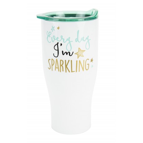 Boston Warehouse Vaso doble pared Sparkling Lid de 30 onzas - Envío Gratuito