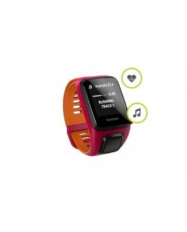 TomTom Runner 3 Cardio + Music Rosa/Naranja Chico - Envío Gratuito