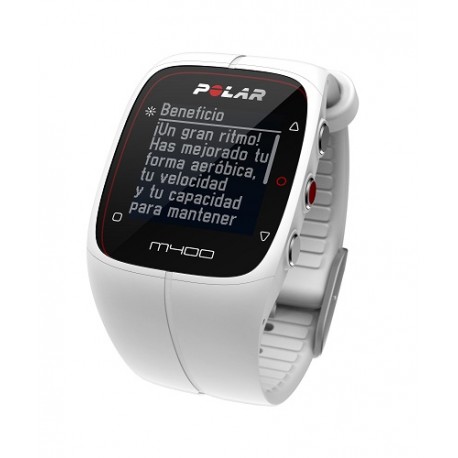 Polar Monitor De Entrenamiento M400 Con Gps Blanco - Envío Gratuito