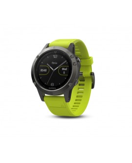 Garmin Reloj Fenix 5 Gris con Amarillo - Envío Gratuito