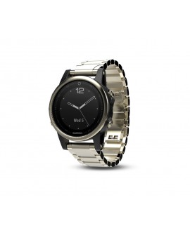 Garmin Reloj Fenix 5S Champagne / Zafiro con correa metalica - Envío Gratuito