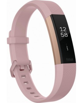 Fitbit Pulsera Alta HR Rosa / Dorado Chico - Envío Gratuito