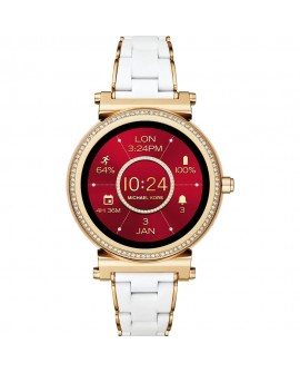 Michael Kors Smartwatch Sofie Pave Dorado/ Blanco - Envío Gratuito