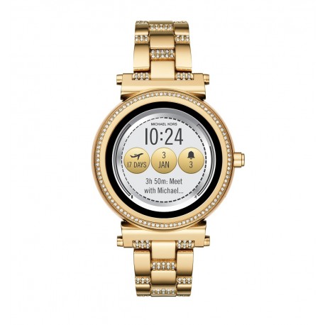 Michael Kors Smartwatch Sofie Pave Dorado - Envío Gratuito