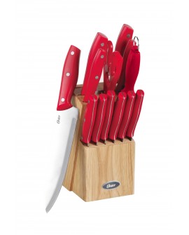 Oster Set de cuchillos con bloque Rojo - Envío Gratuito