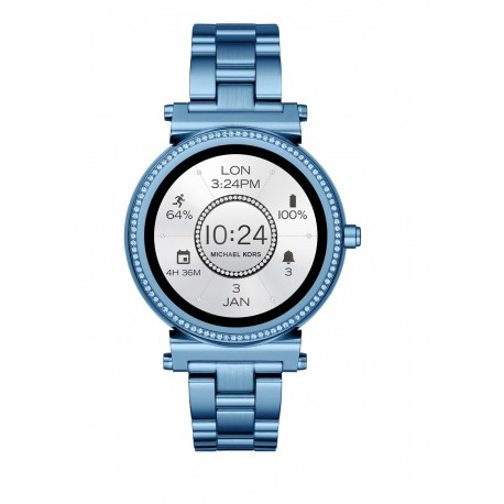 Michael Kors Smartwatch Sofie Pave Azul - Envío Gratuito