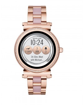 Michael Kors Smartwatch Sofie Pave Dorado/Rosa - Envío Gratuito