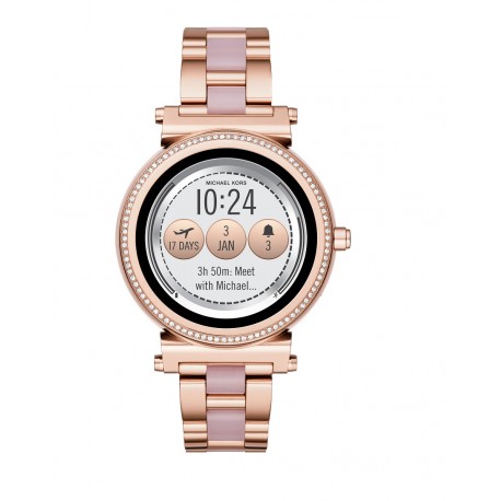 Michael Kors Smartwatch Sofie Pave Dorado/Rosa