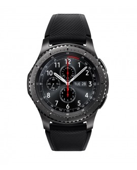 Samsung Gear S3 Frontier 46 mm cuerpo de acero inoxidable y correa de silicona Negro - Envío Gratuito