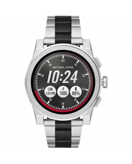 Michael Kors Smartwatch Grayson Plata/Negro - Envío Gratuito