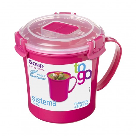 Sistema To Go Taza para sopa hermética de 656 ml Distinto Colores - Envío Gratuito