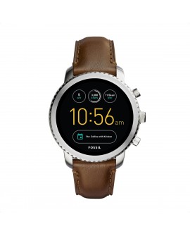 Fossil Smartwatch Q Explorist Plata/Café