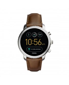 Fossil Smartwatch Q Explorist Plata/Café - Envío Gratuito