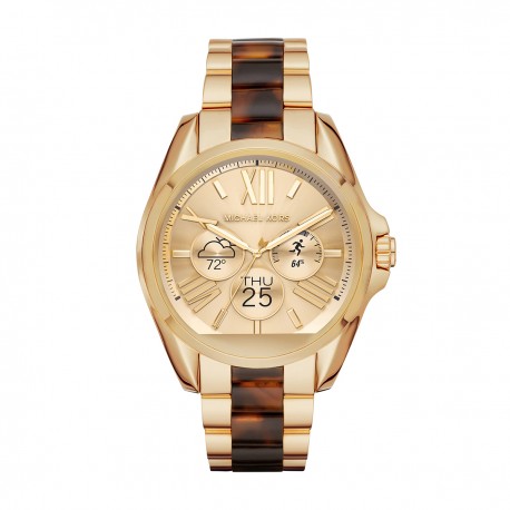 Michael Kors Réloj Access Bradshaw Tono Dorado/Café - Envío Gratuito