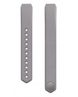Fitbit Correa de piel para Fitbit Alta Talla Grande Gris