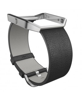 Fitbit Correa de piel para Fitbit Blaze Negra talla Chica