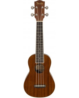 Fender Ukulele Seaside Soprano Natural - Envío Gratuito