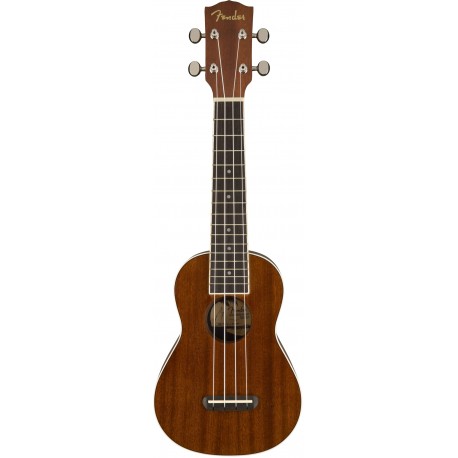 Fender Ukulele Seaside Soprano Natural - Envío Gratuito