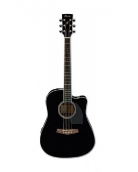 Ibañez Guitarra electroacústica PF15ECE-BK Negro - Envío Gratuito