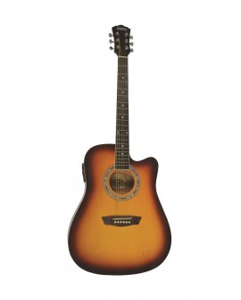 Washburn Guitarra electroacústica WA90CEPAK Tabaco - Envío Gratuito