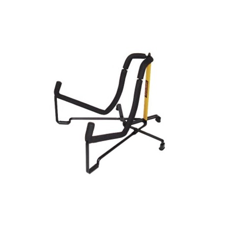 Hércules Soporte para guitarra GS301B Negro con amarillo