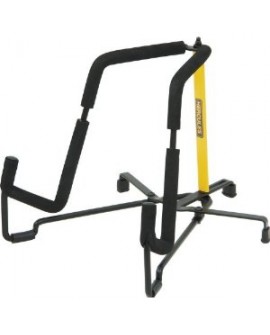 Hércules Soporte para guitarra GS302B Negro con amarillo
