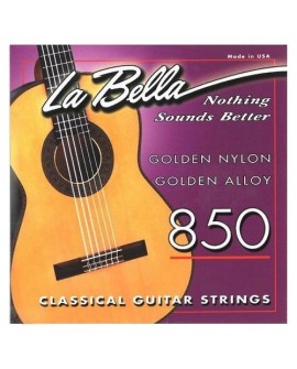 La Bella Cuerda para guitarra acústica 850 Nylon dorado