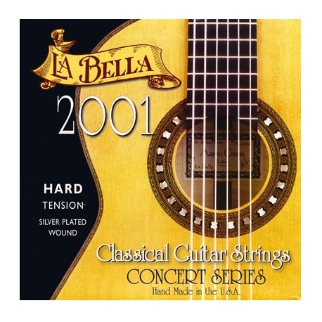 La Bella Cuerda para guitarra acústica 2001H Plata - Envío Gratuito