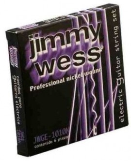 Encordado para guitarra eléctrica JimmyWess NIQ 10-46 - Envío Gratuito