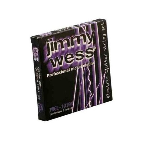 Encordado para guitarra eléctrica JimmyWess NIQ 10-46 - Envío Gratuito