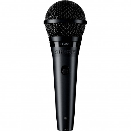 Shure Micrófono Cardioide dinámico para voces PGA58-XLR Negro