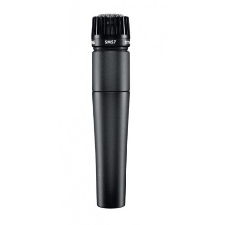 Shure Micrófono vocal profesional SM57-LC Negro - Envío Gratuito