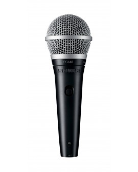 Shure Micrófono Cardioide dinámico para voces PGA48-XLR Negro